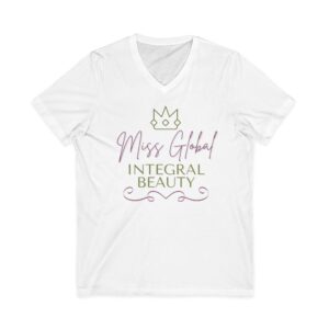 Unisex Jersey Short Sleeve V-Neck Tee