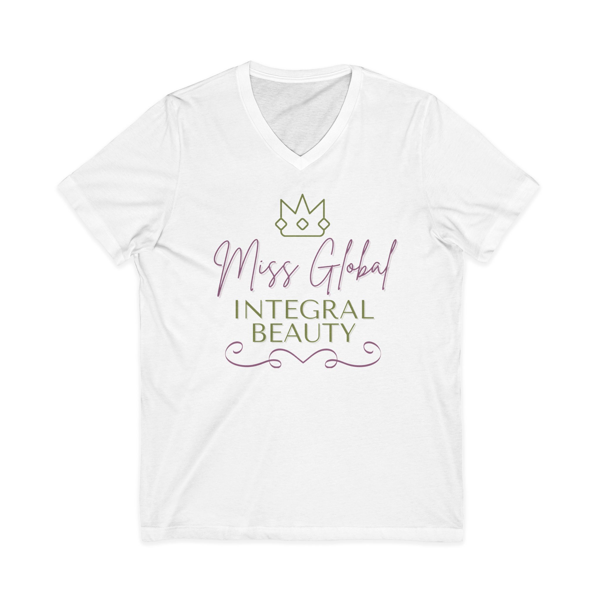 Unisex Jersey Short Sleeve V-Neck Tee